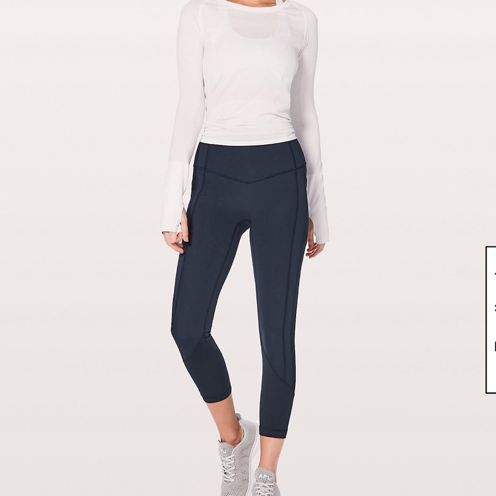 Lululemon All the right places black crop